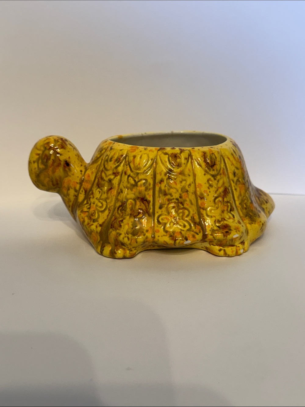 Vintage Ceramic Turtle Planter - 70’s